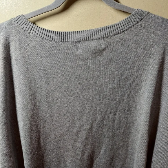 Lands' End Women's Gray Sweater 3x oeko-tex work lunch nwt - Picture 7 of 7